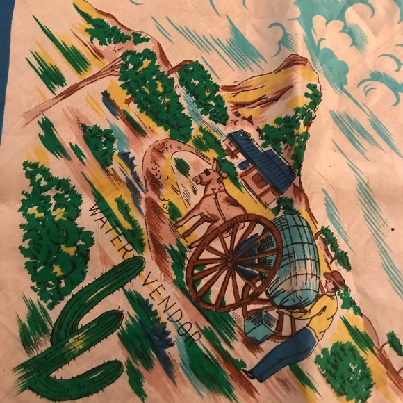 VINTAGE ARUBA SCARF - Picture 4 of 6